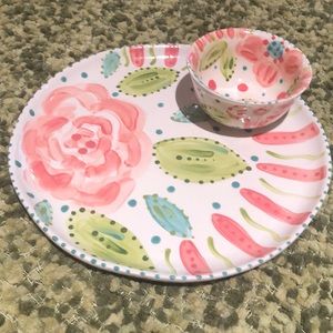 WhimZee RoZe Chip & Dip Set! 🌷